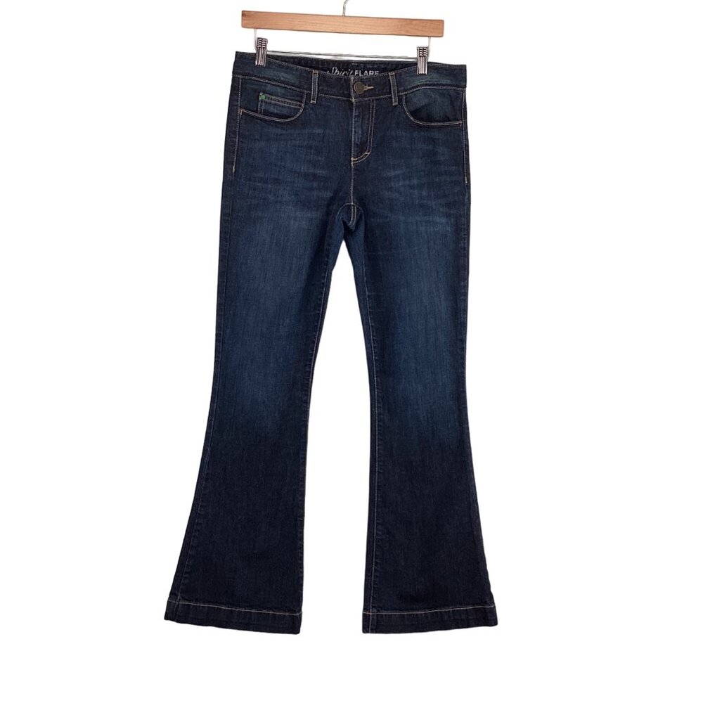 Tommy Hilfiger Spirit Flare Jeans Womens Size 8 8R Dark Wash‎ Denim